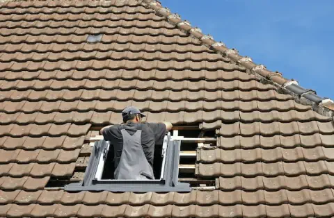 Pose de velux - Montrottier